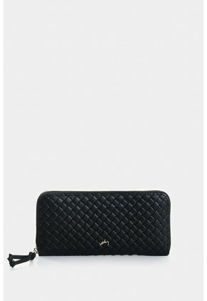 Billetera Porta Chequera De Cuero Para Mujer Astra Billetera Porta Chequera De Cuero Para Mujer Astra Negro VÉLEZ
