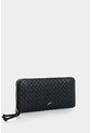 Billetera Porta Chequera De Cuero Para Mujer Astra Billetera Porta Chequera De Cuero Para Mujer Astra Negro VÉLEZ de Vélez