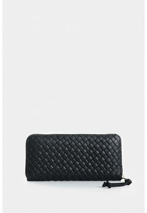 Billetera Porta Chequera De Cuero Para Mujer Astra Billetera Porta Chequera De Cuero Para Mujer Astra Negro VÉLEZ
