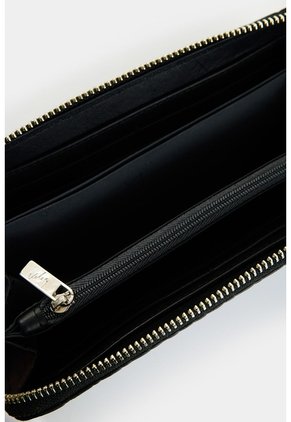 Billetera Porta Chequera De Cuero Para Mujer Astra Billetera Porta Chequera De Cuero Para Mujer Astra Negro VÉLEZ