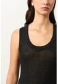Camiseta Tejida Para Mujer Efecto Metalizado Lúrex Camiseta Tejida Para Mujer Efecto Metalizado Lúrex Negro Perlado XL VÉLEZ de Vélez