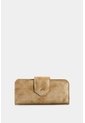 Billetera Porta Chequera Extravaganza De Cuero Para Mujer Grabado Billetera Porta Chequera Extravaganza De Cuero Para Mujer Grabado Dorado VÉLEZ de Vélez