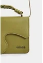 Manos Libres Mini Garniel En Cuero Para Mujer Manos Libres Mini Garniel En Cuero Para Mujer Verde Oliva VÉLEZ de Vélez