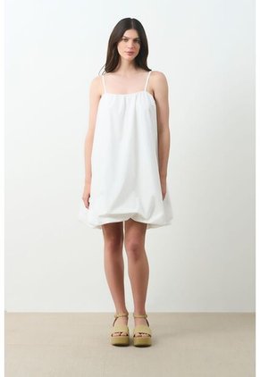 Vestido Corto Bloom Destellos Vestido Corto Bloom Destellos Blanco 14 VÉLEZ