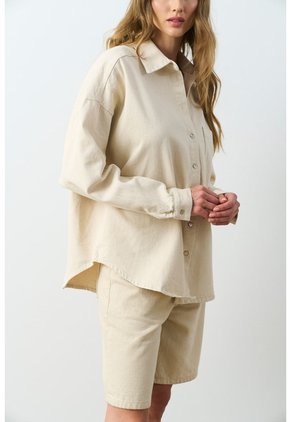 Camisa Acrux Para Mujer Oversized Camisa Acrux Para Mujer Oversized Arena M VÉLEZ