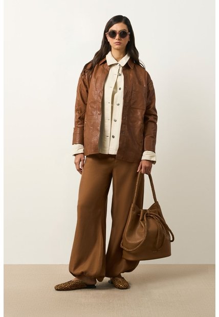 Pantalón Bota Englobada De Tejido Plano Para Mujer Arizona Pantalón Bota Englobada De Tejido Plano Para Mujer Arizona Miel 14 VÉLEZ
