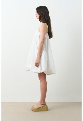 Vestido Corto Bloom Destellos Vestido Corto Bloom Destellos Blanco 12 VÉLEZ