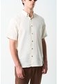 Camisa Manga Corta Semi Fitted Para Hombre Sevilla Camisa Manga Corta Semi Fitted Para Hombre Sevilla Arena XL VÉLEZ de Vélez