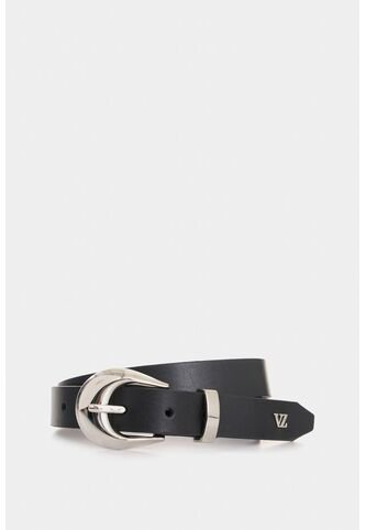 Cinturón Unifaz De Cuero Grabado Cinturón Unifaz De Cuero Grabado Negro XL VÉLEZ Vélez