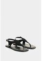 Sandalia Plana En Cuero Para Mujer Cienaga Sandalia Plana En Cuero Para Mujer Cienaga Negro 36 VÉLEZ de Vélez