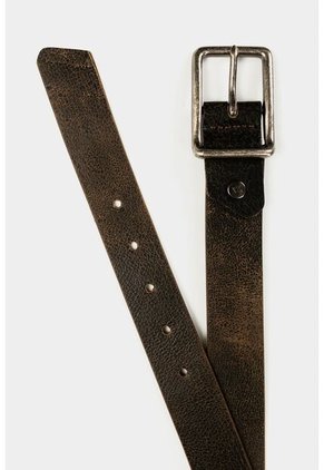 Cinturón Unifaz Cortazar De Cuero Para Hombre Efecto Envejecido Cafe Cinturón Unifaz Cortazar De Cuero Para Hombre Efecto Envejecido Cafe 34 Vélez