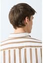 Camisa Manga Larga Rayas Para Hombre Tessa Camisa Manga Larga Rayas Para Hombre Tessa Cafe S VÉLEZ de Vélez