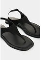 Sandalia Plana En Cuero Para Mujer Cienaga Sandalia Plana En Cuero Para Mujer Cienaga Negro 36 VÉLEZ de Vélez