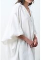Vestido Sereno Para Mujer Manga Murciélago Vestido Sereno Para Mujer Manga Murciélago Crema 10 VÉLEZ de Vélez
