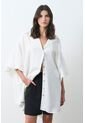 Vestido Sereno Para Mujer Manga Murciélago Vestido Sereno Para Mujer Manga Murciélago Crema 10 VÉLEZ de Vélez