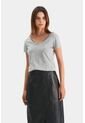 Camiseta Millare Para Mujer Manga Corta Gris Camiseta Millare Para Mujer Manga Corta Gris XS VÉLEZ de Vélez