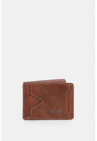 Porta Billetes Lunar 2.0 De Cuero Para Hombre Casual Porta Billetes Lunar 2.0 De Cuero Para Hombre Casual Miel VÉLEZ Vélez