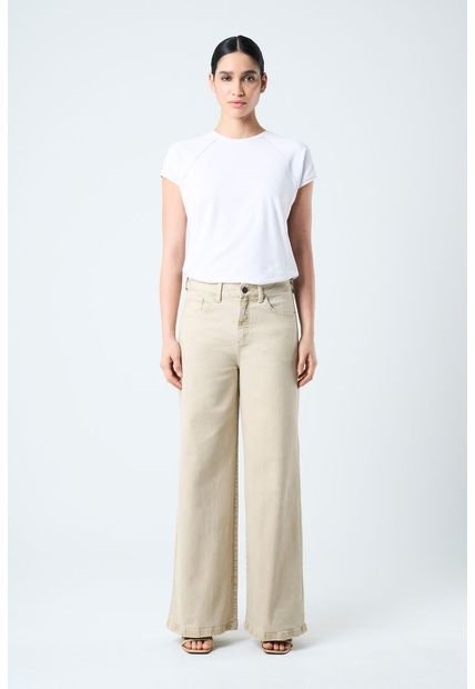 Jean Gobi Wide Leg Para Mujer Efecto Envejecido Jean Gobi Wide Leg Para Mujer Efecto Envejecido Tabaco 14 Vélez
