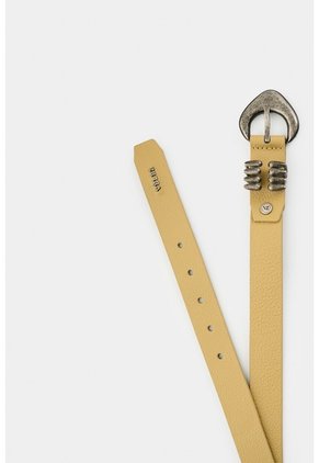 Cinturón Unifaz De Cuero Para Mujer Tika Cinturón Unifaz De Cuero Para Mujer Tika Verde Oliva L VÉLEZ