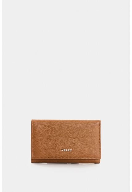Billetera Real En Cuero Para Mujer Billetera Real En Cuero Para Mujer Miel VÉLEZ