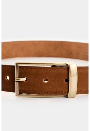 Cinturón Unifaz De Cuero Gamuzado Para Hombre Breeze Cinturón Unifaz De Cuero Gamuzado Para Hombre Breeze Miel 38 VÉLEZ