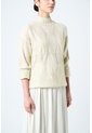 Sweater Rock En Tejido Rectilíneo Para Mujer Efecto Metalizado Sweater Rock En Tejido Rectilíneo Para Mujer Efecto Metalizado Dorado L VÉLEZ de Vélez