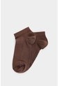 Calcetines Tobilleros Lines 3 De Algodón Para Hombre Detalle Acanalado Calcetines Tobilleros Lines 3 De Algodón Para Hombre Detalle Acanalado Cafe XS VÉLEZ de Vélez