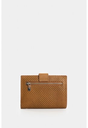 Billetera De Cuero Grabado Para Mujer Aria Billetera De Cuero Grabado Para Mujer Aria Miel VÉLEZ