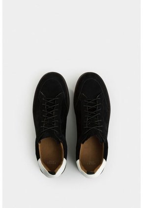 Tenis Flame De Cuero Gamuzado Para Hombre Casual Tenis Flame De Cuero Gamuzado Para Hombre Casual Negro 38 VÉLEZ