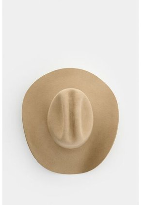 Sombrero Texano En Lana Para Mujer Malboro Nila Sombrero Texano En Lana Para Mujer Malboro Nila Arena M VÉLEZ