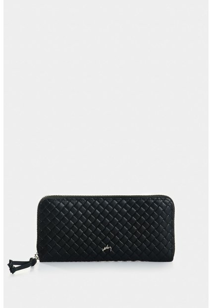 Billetera Porta Chequera De Cuero Para Mujer Astra Billetera Porta Chequera De Cuero Para Mujer Astra Negro VÉLEZ