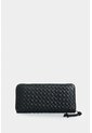 Billetera Porta Chequera De Cuero Para Mujer Astra Billetera Porta Chequera De Cuero Para Mujer Astra Negro VÉLEZ de Vélez