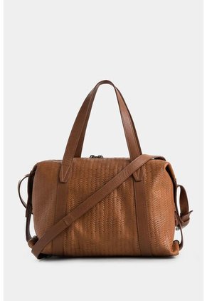 Bowling Mini Zarzamora De Cuero Para Mujer Manija Doble Bowling Mini Zarzamora De Cuero Para Mujer Manija Doble Miel Vélez