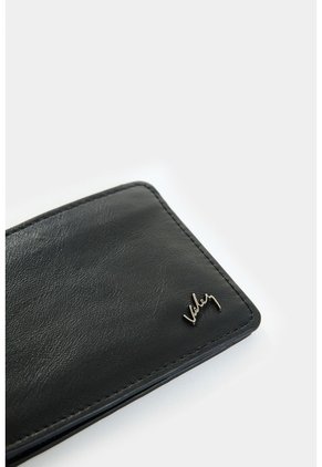 Billetera De Cuero Para Hombre Sienna Billetera De Cuero Para Hombre Sienna Negro VÉLEZ