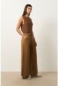 Pantalón Loa Palazzo Tiro Alto Para Mujer Pantalón Loa Palazzo Tiro Alto Para Mujer Miel 12 VÉLEZ de Vélez