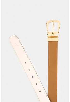 Cinturón Doble Faz De Cuero Liso Para Mujer Lascar Cinturón Doble Faz De Cuero Liso Para Mujer Lascar Miel M VÉLEZ