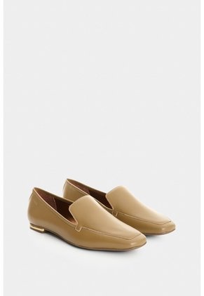 Mocasín En Cuero Para Mujer Ocaso Mocasín En Cuero Para Mujer Ocaso Tabaco 36 VÉLEZ