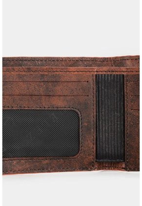 Billetera Trekking De Cuero Para Hombre Con Acabado Artesanal Billetera Trekking De Cuero Para Hombre Con Acabado Artesanal Brandy Vélez