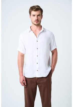 Pantalón Aron En Lino Para Hombre Ribete Cuero Pantalón Aron En Lino Para Hombre Ribete Cuero Tabaco 32 VÉLEZ