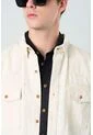 Sobrecamisa Manga Larga Elon Para Hombre Semi Fitted Sobrecamisa Manga Larga Elon Para Hombre Semi Fitted Crema XXL VÉLEZ de Vélez