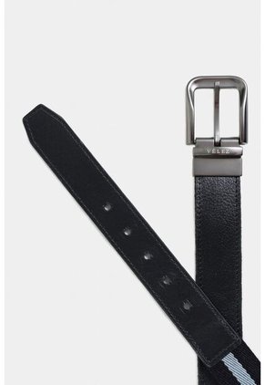 Cinturón Doble Faz Alava De Reata Y Cuero Para Hombre Punta Trapecio Cinturón Doble Faz Alava De Reata Y Cuero Para Hombre Punta Trapecio Negro 34 Vélez