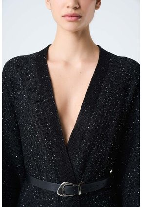 Cardigan Antares Para Mujer Tejido Cardigan Antares Para Mujer Tejido Negro L VÉLEZ