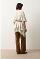 Cárdigan Tipo Poncho Tejido Para Mujer Quena Cárdigan Tipo Poncho Tejido Para Mujer Quena Crema S VÉLEZ de Vélez