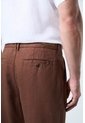 Pantalón Aron En Lino Para Hombre Ribete Cuero Pantalón Aron En Lino Para Hombre Ribete Cuero Tabaco 32 VÉLEZ de Vélez