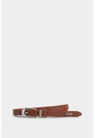 Cinturón Doble Faz Magena De Cuero Folia Para Mujer Efecto Croco Cinturón Doble Faz Magena De Cuero Folia Para Mujer Efecto Croco Miel S VÉLEZ Vélez