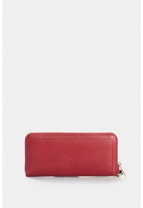 Billetera Porta Chequera De Cuero Para Mujer Arezzo Billetera Porta Chequera De Cuero Para Mujer Arezzo Rojo VÉLEZ
