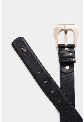 Cinturón Unifaz De Cuero Pasadores Cinturón Unifaz De Cuero Pasadores Negro M VÉLEZ