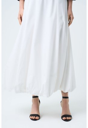 Falda Casiopea Para Mujer Largo Midi Falda Casiopea Para Mujer Largo Midi Blanco 12 VÉLEZ