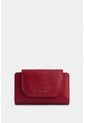 Billetera Bravo De Cuero Para Mujer Corte Hexagonal Billetera Bravo De Cuero Para Mujer Corte Hexagonal Rojo Vélez de Vélez