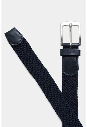Cinturón Unifaz Cordón Por Cuero Para Hombre Trenza Cinturón Unifaz Cordón Por Cuero Para Hombre Trenza Azul Oscuro 42 VÉLEZ